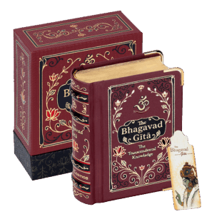 The Bhagavad Gita Book <br> <span style="font-size: smaller; color: #9E9E9E;">A7 Size - English</span>
